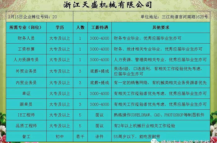 壶天镇最新招聘信息全面解析